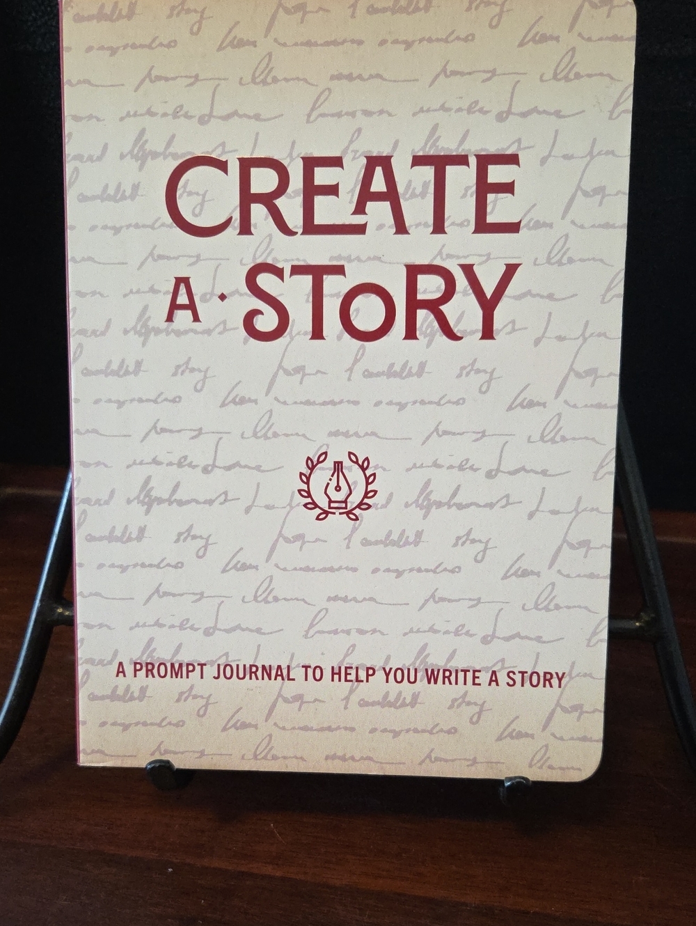 Create a Story Prompt Journal – Red Cover